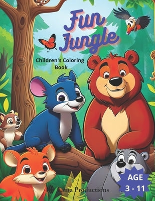 Fun Jungle: Children's Coloring Book by Productions, Lima
