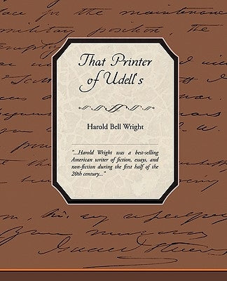 That Printer of Udell's by Wright, Harold Bell