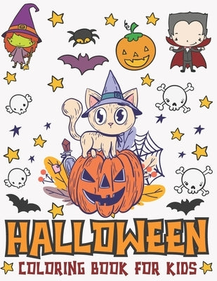 Halloween Coloring Book For Kids: Halloween Cat Designs Activity Book For Kids by Publishing, Pencil Art
