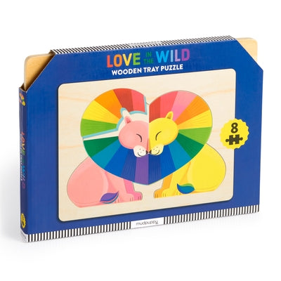 Love in the Wild Wooden Tray Puzzle by Mudpuppy