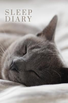 Sleep Diary Sleepy Russian Blue Cat by Notebooks, Golding