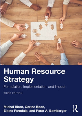 Human Resource Strategy: Formulation, Implementation, and Impact by Biron, Michal