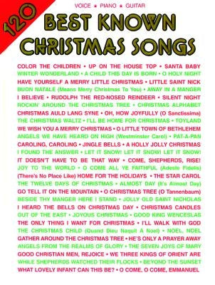 120 Best Known Christmas Songs: Piano/Vocal/Guitar by Alfred Music
