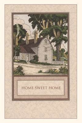 Vintage Journal Home Sweet Home, House with Trees by Found Image Press