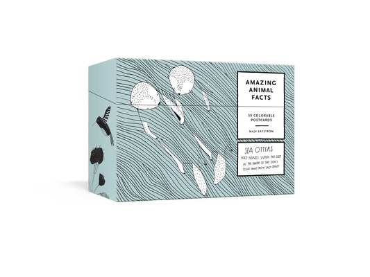 Amazing Animal Facts Postcards: 50 Colorable Postcards by Säfström, Maja