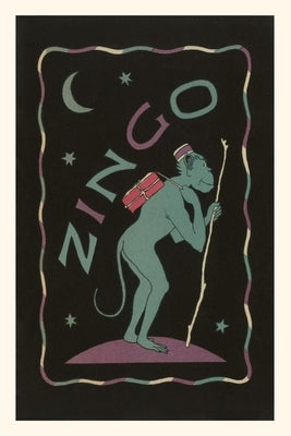 Vintage Journal Zingo Blue Monkey by Found Image Press