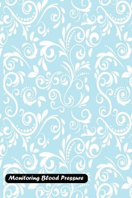 Monitoring Blood Pressure: damask seamless pattern cover by Shamrock Logbook