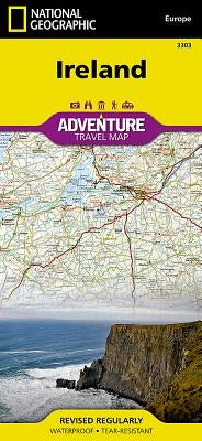 Ireland Map by National Geographic Maps