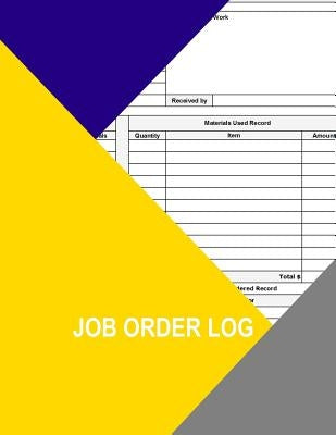 Job Order Log by Wisteria, Thor