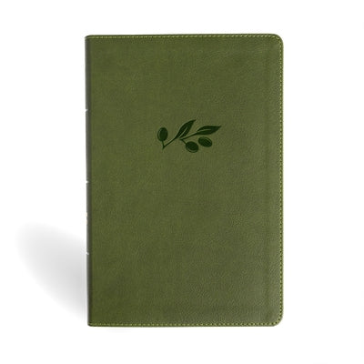 NASB Giant Print Reference Bible, Olive Leathertouch by Holman Bible Publishers