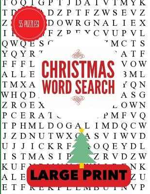 Christmas Word Search Large Print: Christmas Word Find, Christmas Puzzles, Large Print Word Search, Large Print Word Find by Puzzle Pyramid