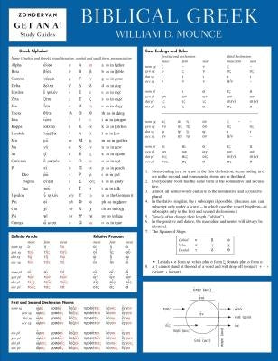 Biblical Greek Laminated Sheet by Mounce, William D.