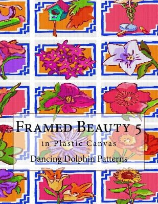 Framed Beauty 5: in Plastic Canvas by Patterns, Dancing Dolphin
