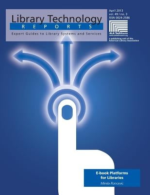 E-Book Platforms for Libraries by Roncevic, Mirela