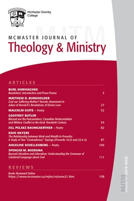 McMaster Journal of Theology and Ministry: Volume 21, 2019-2020 by Fuller, David J.