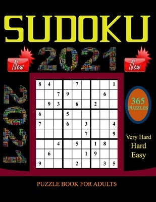 Sudoku Puzzle Book for Adults: 365 Easy to Very hard Sudoku Puzzles with Solutions paperback game suduko puzzle books for adults large print sudoko . by Puzzle Books, Elmoukhtar