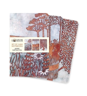 Janine Partington Set of 3 Mini Notebooks by Flame Tree Studio