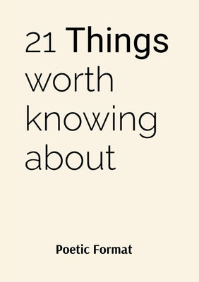 21 THINGS worth knowing about by McIntosh, Peter