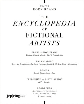 The Encyclopedia of Fictional Artists: The Addition by Brams, Koen