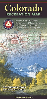 Colorado Recreation Map by Benchmark