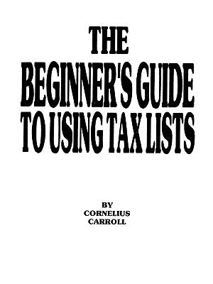 Beginners Guide to Lists by Carroll, Cornelius