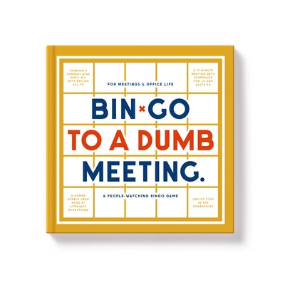 Bin-Go to a Dumb Meeting Bingo Book by Brass Monkey