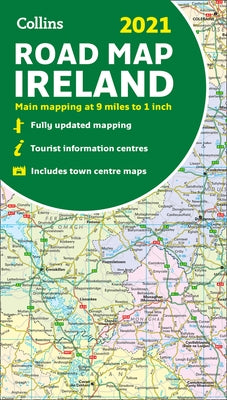 2021 Collins Road Map Ireland by Collins Maps