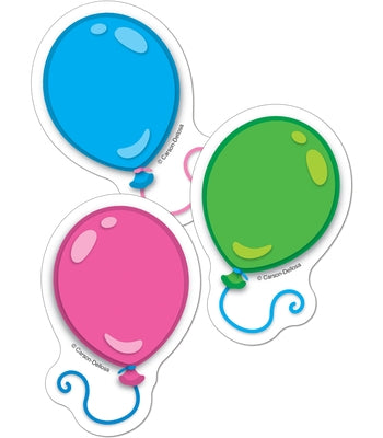 Balloons Mini Cutouts by Carson Dellosa Education