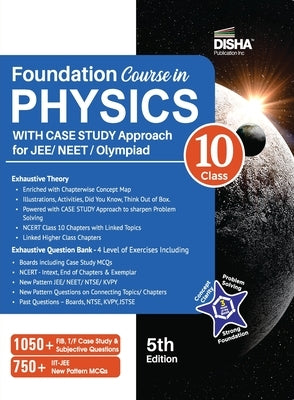 Foundation Course in Physics for JEE/ NEET/ Olympiad Class 10 with Case Study Approach - 5th Edition by Disha Experts