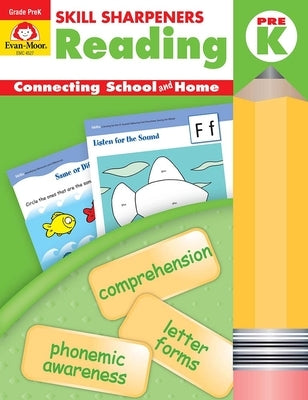 Skill Sharpeners: Reading, Grade Prek Workbook by Evan-Moor Corporation