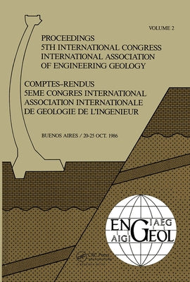 5th Int Congress Int Assoc of Engineering Geology Argen by Symposum Editors
