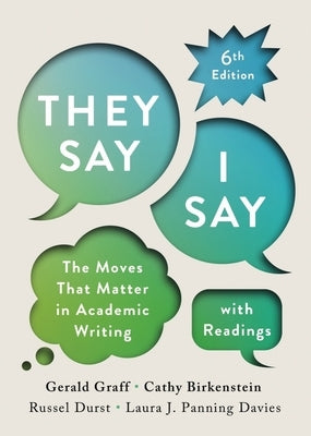 They Say / I Say with Readings by Graff, Gerald