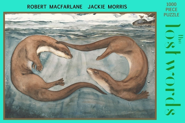 The Lost Words 1000 Piece Jigsaw Puzzle: Otters by Morris, Jackie