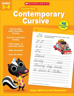 Scholastic Success with Contemporary Cursive Grades 2-4 by Scholastic Teaching Resources