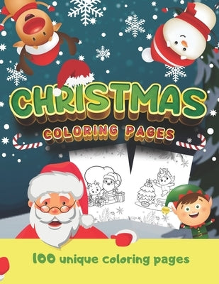 Christmas coloring pages: 100 unique coloring pages, maxi format for all Christmas lovers by Rocks, Christelle