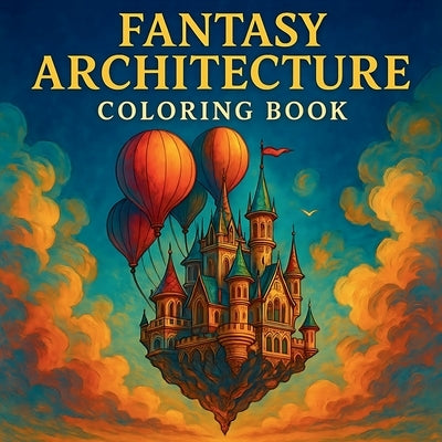 Fantasy Architecture Coloring Book by Martin, Chris