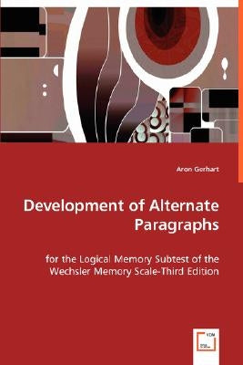 Development of Alternate Paragraphs by Gerhart, Aron