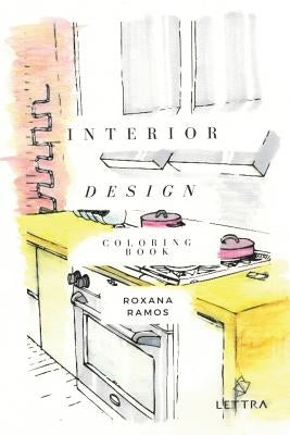 Interior Design Coloring Book by Morales, Gabriela