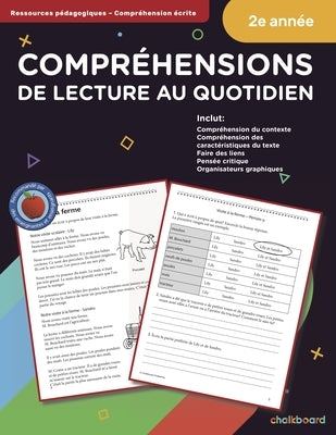 Canadian French Daily Reading Comprehension Grade 2 by Turnbull, Demetra