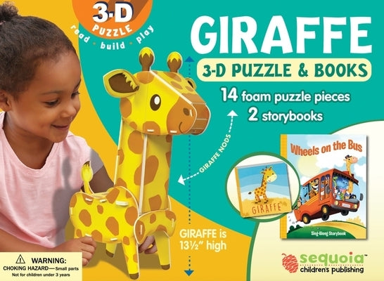 Giraffe: Wildlife 3D Puzzle and Books [With Book(s)] by Broderick, Kathy