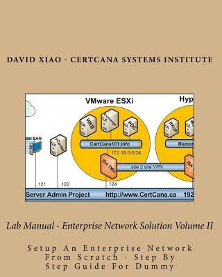 Lab Manual - Enterprise Network Solution Volume II: Setup An Enterprise Network From Scratch - Step By Step Guide For Dummy by Xiao, Rupu