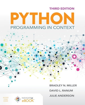 Python Programming in Context with Cloud Desktop Access [With Access Code] by Miller, Bradley N.