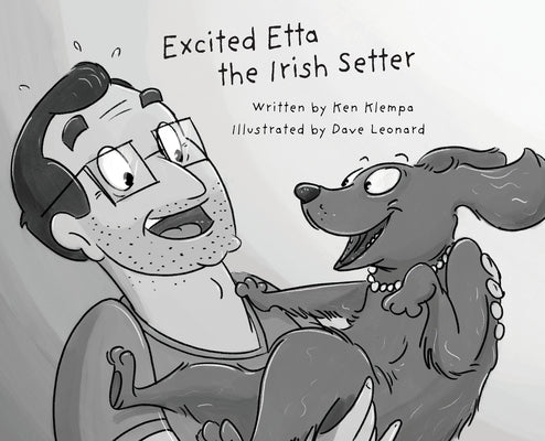 Excited Etta the Irish Setter by Klempa, Ken