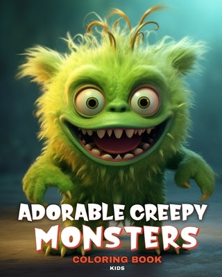 Adorable Creepy Monsters Coloring Book for Kids: Spooky & Cute Coloring Pages for Kids Featuring Funny, Silly Mini Monsters by Peay, Regina