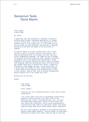 Daria Martin: Sensorium Tests by Martin, Daria