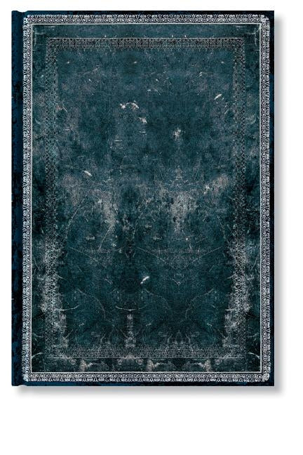 Midnight Steel MIDI Hardcover Address Book, 144pg, 120gsm by Paperblanks (Old Leather Collection) by Paperblanks