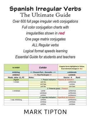 Spanish Irregular Verbs: The Ultimate Guide by Tipton, Mark