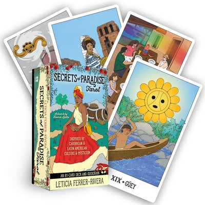 Secrets of Paradise Tarot: An 81-Card Deck & Guidebook Inspired by Caribbean & Latin American Culture & Mysticism by Ferrer-Rivera, Leticia