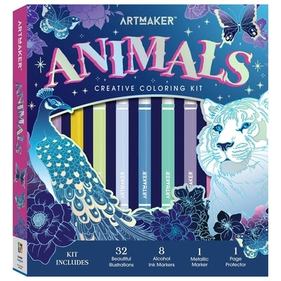 Art Maker Animals Coloring Kit by Hinkler