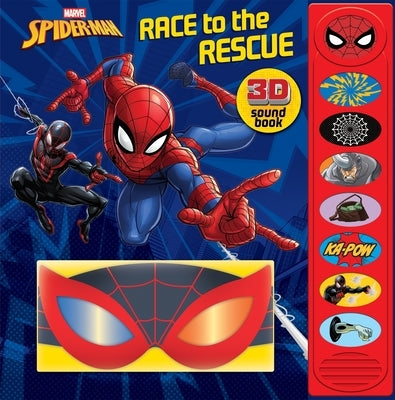 Marvel Spider-Man: Race to the Rescue 3D Sound Book [With Battery] by Pi Kids